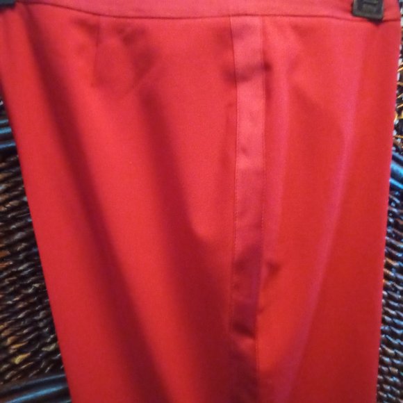 Gorgeous dress trousers with satin lined tuxedo tripe, size 12 - Picture 1 of 6